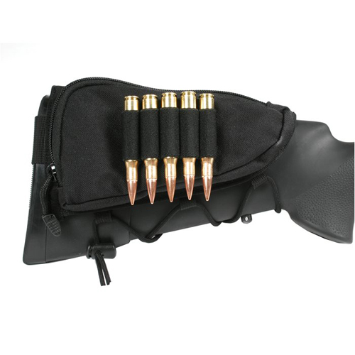 Blackhawk Tactical Adjustable Black Cheekpad w/ Ammo Holder