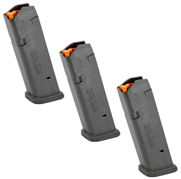 3 Pack MAGPUL PMAG GL9 9mm 17rd Magazines for GLOCK G17 Pistols