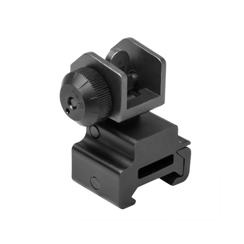 NcStar Picatinny Mount Flip-Up AR15 BUIS Rear Aiming Sight - Click Image to Close