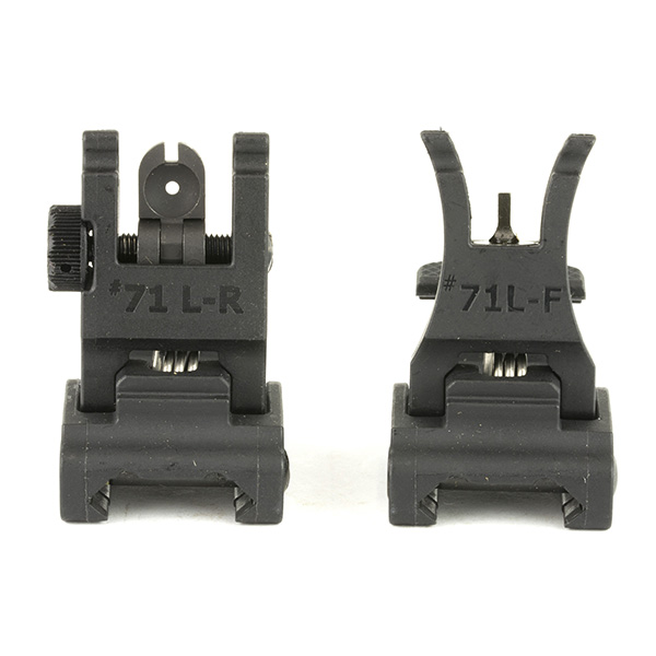 A.R.M.S. #71 Flip Up AR15 Back Up Polymer Sight Set Made In USA