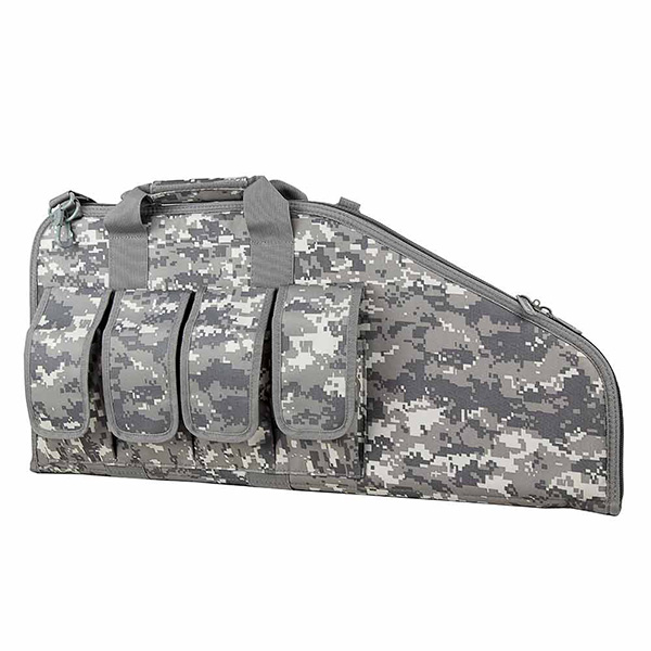 VISM Camo Compact Case With Mag Pouches Fits Large Frame Pistols