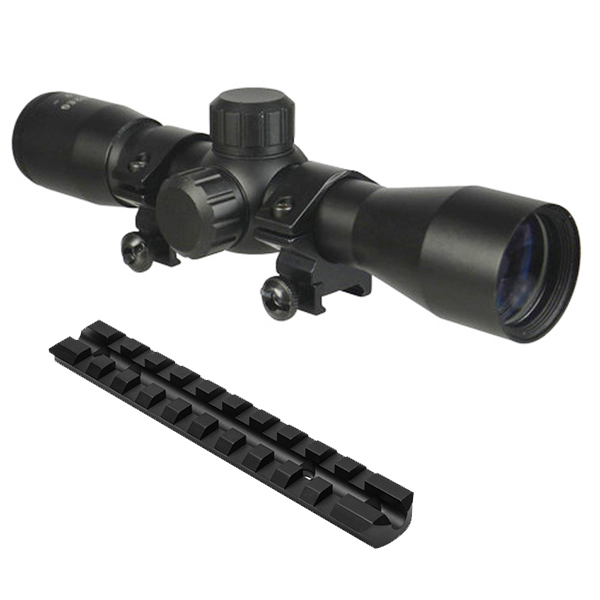 10/22 Combo #2 - Compact 4x32 Scope + Rings + Picatinny Mount