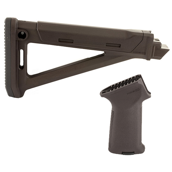Made in USA - MAGPUL MOE Plum AK47 AK74 Rifle Stock + Grip
