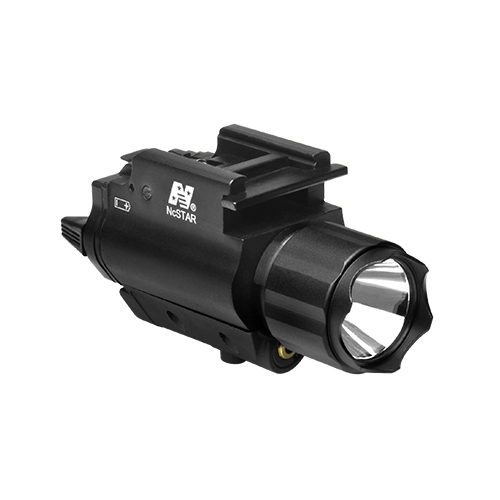 NcStar Tactical Pistol QD Red Laser Sight + LED Weapon Light