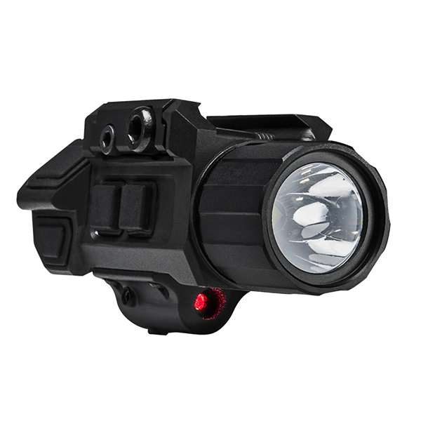 VISM Tactical LED Weapon Light With Integral Red Laser Sight