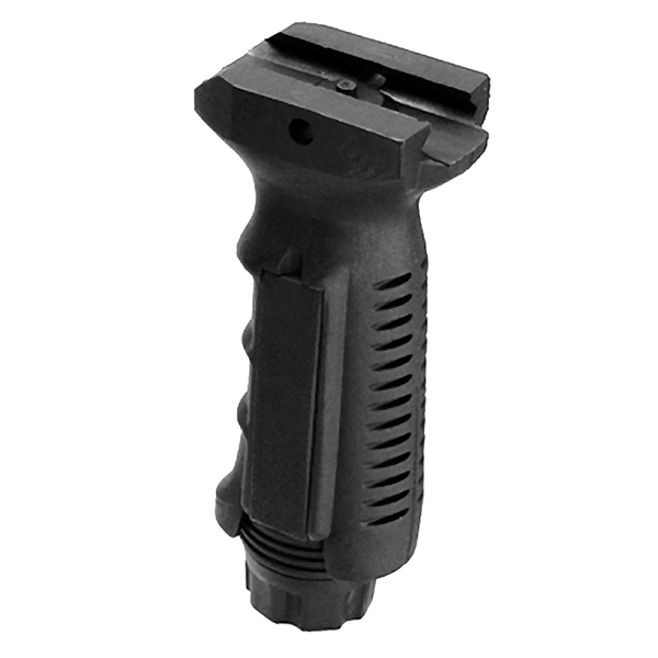 UTG Tactical Black Vertical Grip With Storage Compartment - Click Image to Close