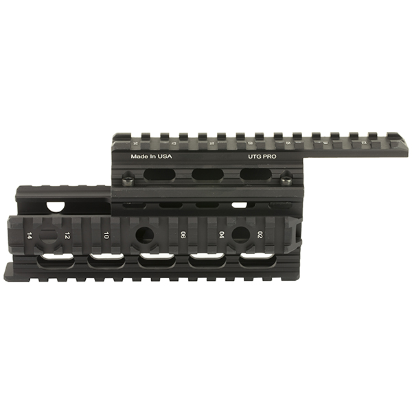 UTG PRO Made in USA AK-47 Tactical Quad Rail Handguard