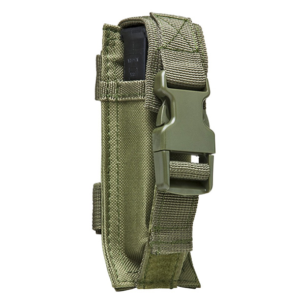 VISM Tactical Green MOLLE Single Magazine / Accessory Pouch - Click Image to Close