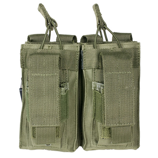 NcStar Tactical Green 2 Pocket AR15 MOLLE Rifle Magazine Pouches