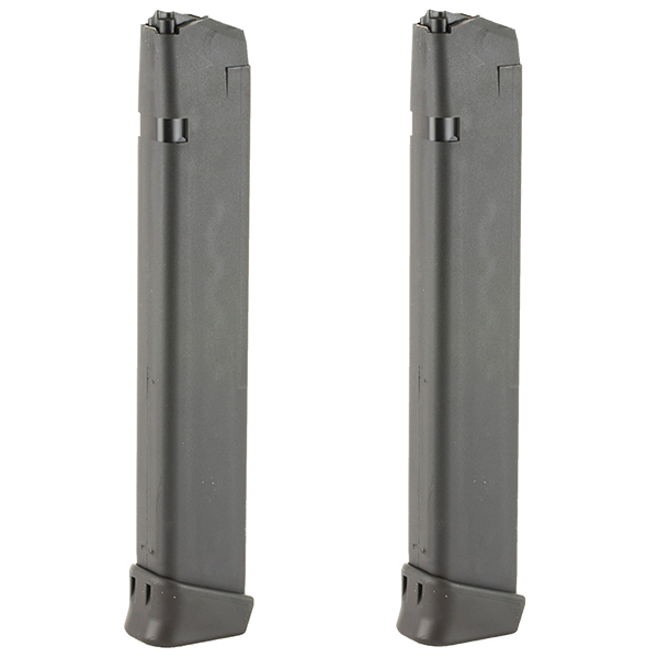 2 Pack - GLOCK 33RD OEM 9mm Magazine for 17 19 19X 26 34 Pistols - Click Image to Close