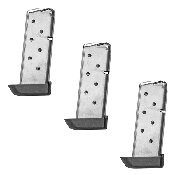 3 Pack Kimber Stainless Steel 7rd Magazine For Micro .380 Pistol