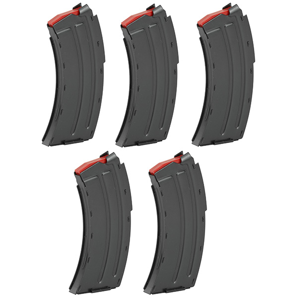 5 Pack - OEM 10rd Magazine for Savage Mark II .22 .17 Rifle - Click Image to Close