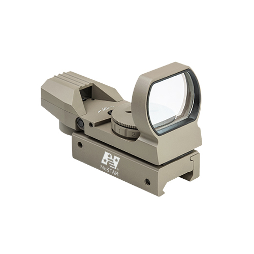 NcStar Tan Color Reflex Sight With 4 Reticle Patterns D4RGT