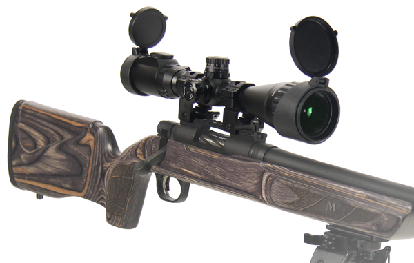 UTG 3-9X40 Hunter AO Mil-dot Reticle Rifle Scope w/ Ring Mounts - Click Image to Close