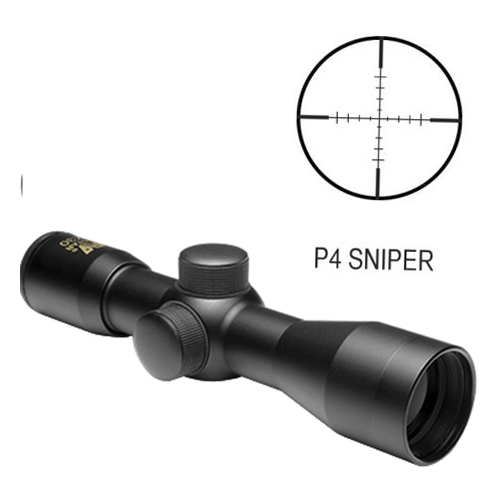 NcStar 4x30 Compact Rifle Scope P4 Reticle / SC430B