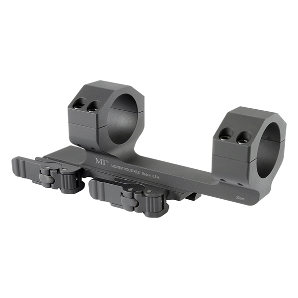 USA Made - Midwest Ind Quick Detach 30mm Offset Scope Mount