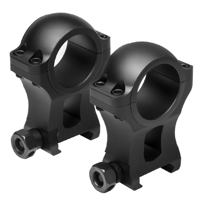 VISM Hunter Series 30mm Tall Height Scope Rings - 1.5" Height
