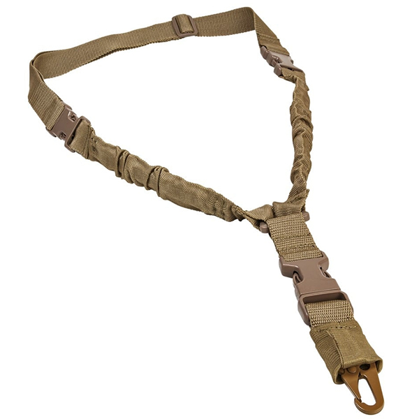 VISM Deluxe Single Point Tan Color Tactical Rifle Sling