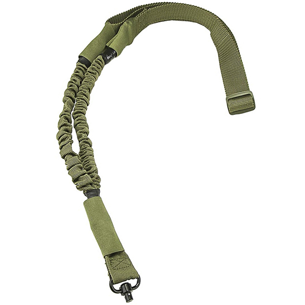 VISM Tactical 1 Point Green Rifle Sling With QD Swivel