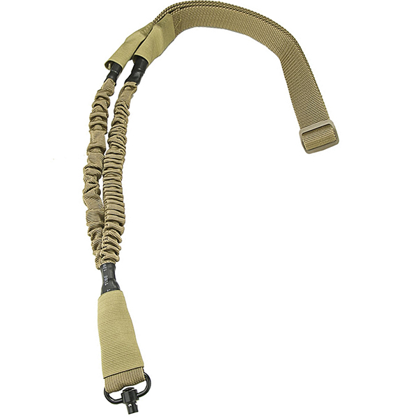 VISM Tactical 1 Point Tan Rifle Sling With QD Swivel