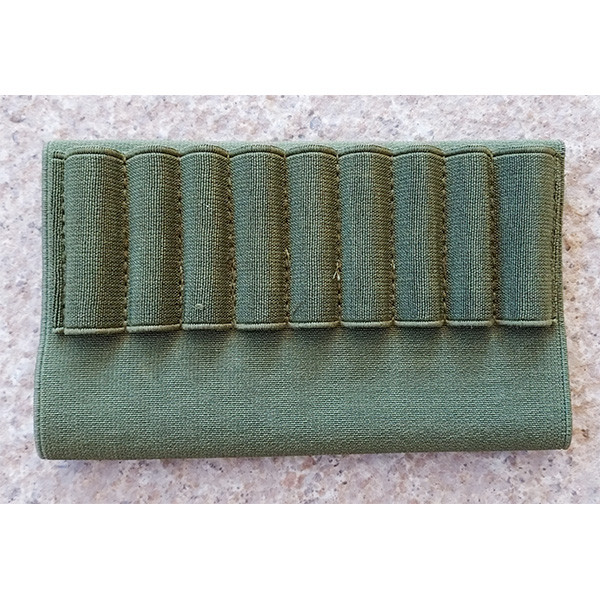 VISM Green Rifle Stock Cartridge Carrier Sleeve With 9 Loops