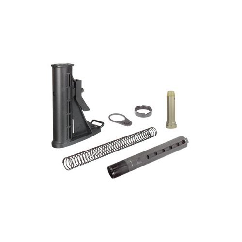 UTG PRO Made in USA Mil-spec AR15 Stock Assembly - Black - Click Image to Close