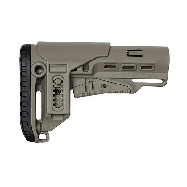 VISM TAN Collapsible AR15 Carbine Stock w/ Cheek Piece